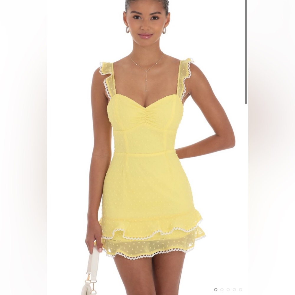 LUCY IN THE SKY YELLOW XS DRESS